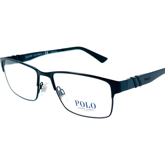 Polo PH1147 Mens Metal Eyeglass Frame 9038 Matte Black 54-16 w Case - Picture 2 of 6